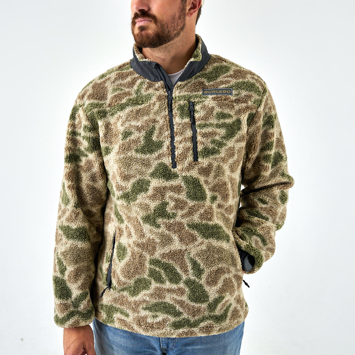 Sherpa - Quarter Zip - Alpine Camo