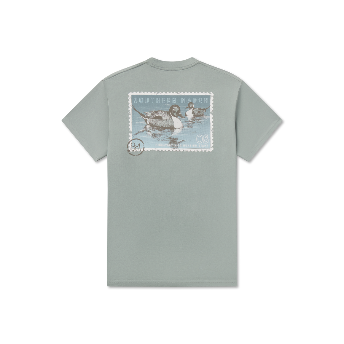 Duckstamp Pintail SS Tee - Burnt Sage