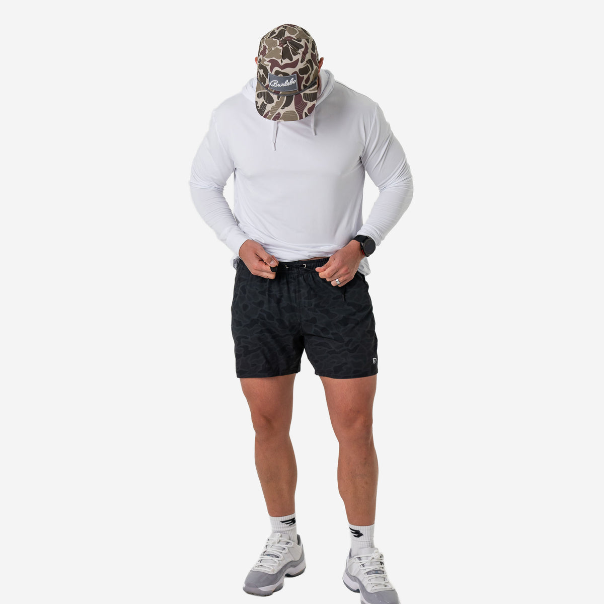 Athletic Short 5.5" - Black Camo - Black Liner