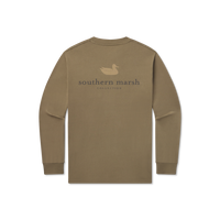 Thumbnail for Youth Authentic LS Tee - Moss Green