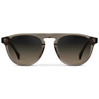 Thumbnail for Axel Polarized Sunglasses - Crystal Gunmetal / Grey Brown Gradient