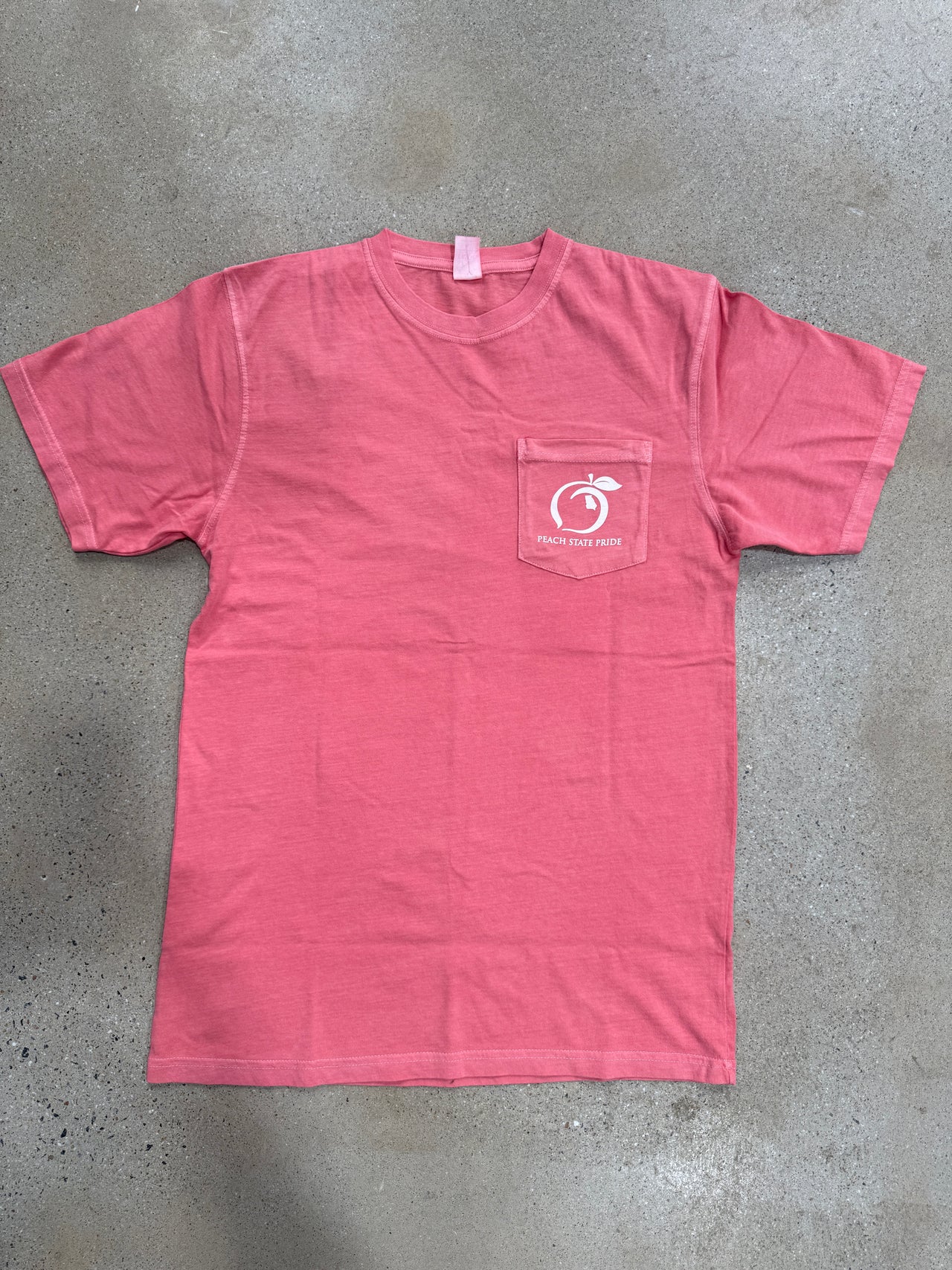 North Campus SS Pocket Tee - Weathered Nantucket Red