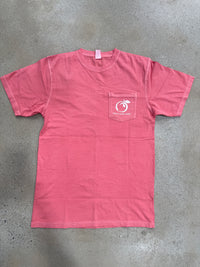 Thumbnail for North Campus SS Pocket Tee - Weathered Nantucket Red
