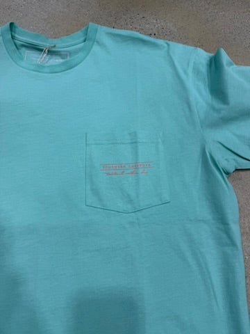 Southern Casanova Low Country Logo SS Tee - Seafoam
