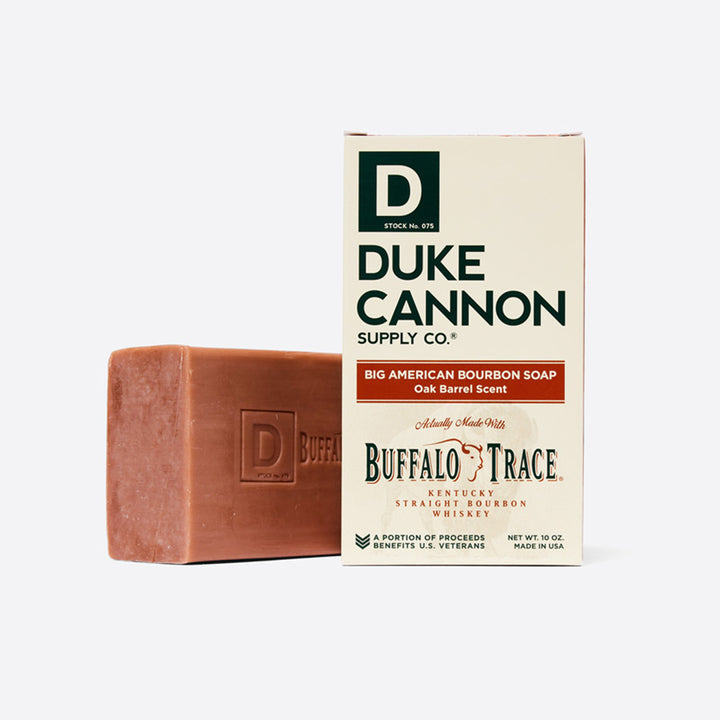 Big American Bourbon Soap Oak Barrel Scent Buffalo Trace Whiskey