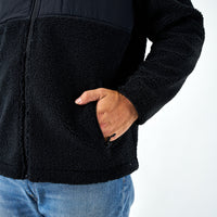 Thumbnail for Sherpa - Full Zip Jacket - Black