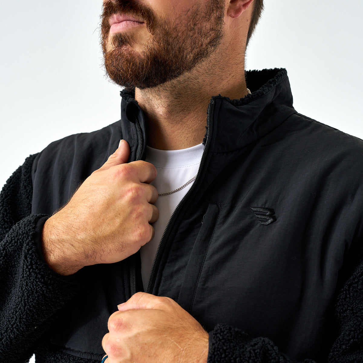 Sherpa - Full Zip Jacket - Black