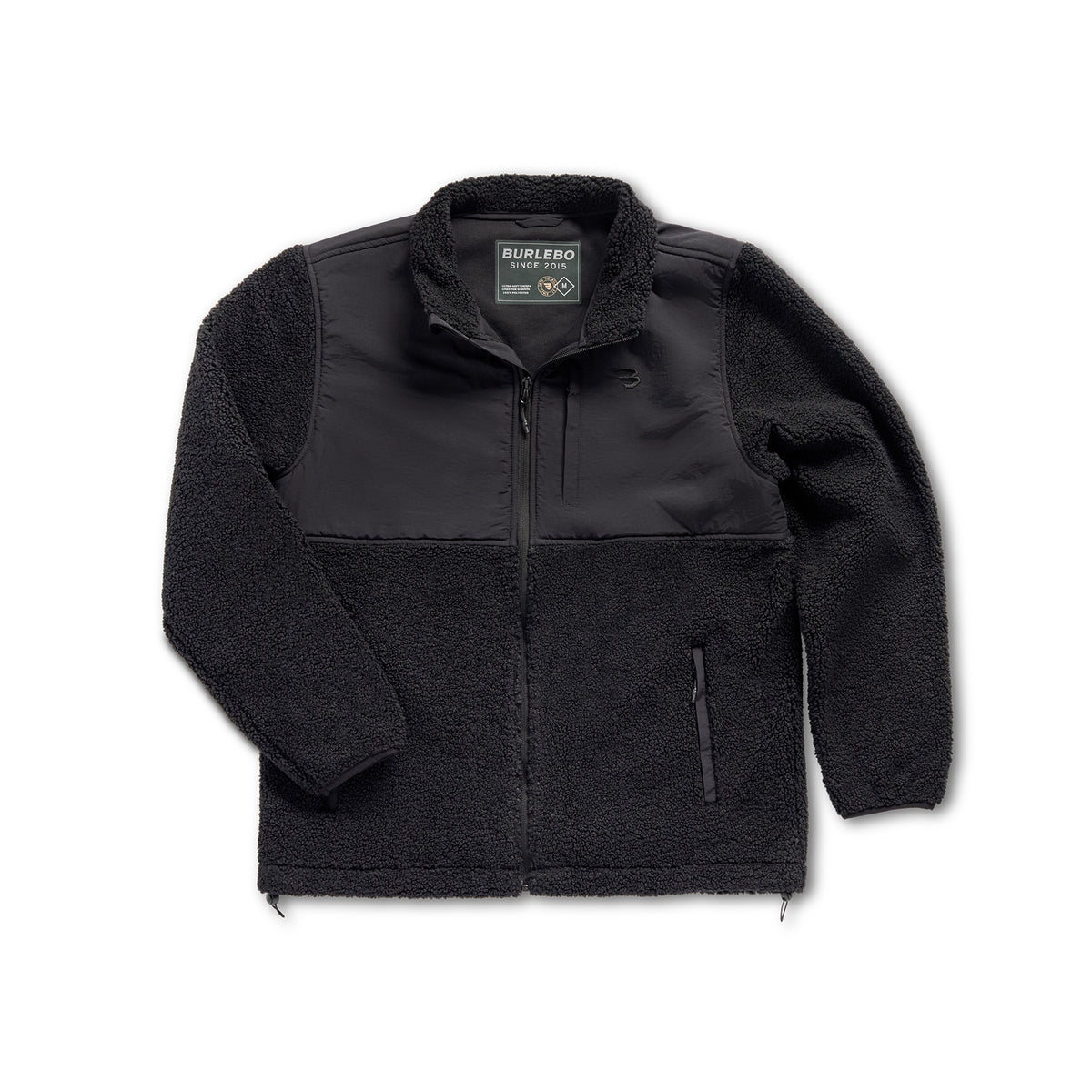 Sherpa - Full Zip Jacket - Black