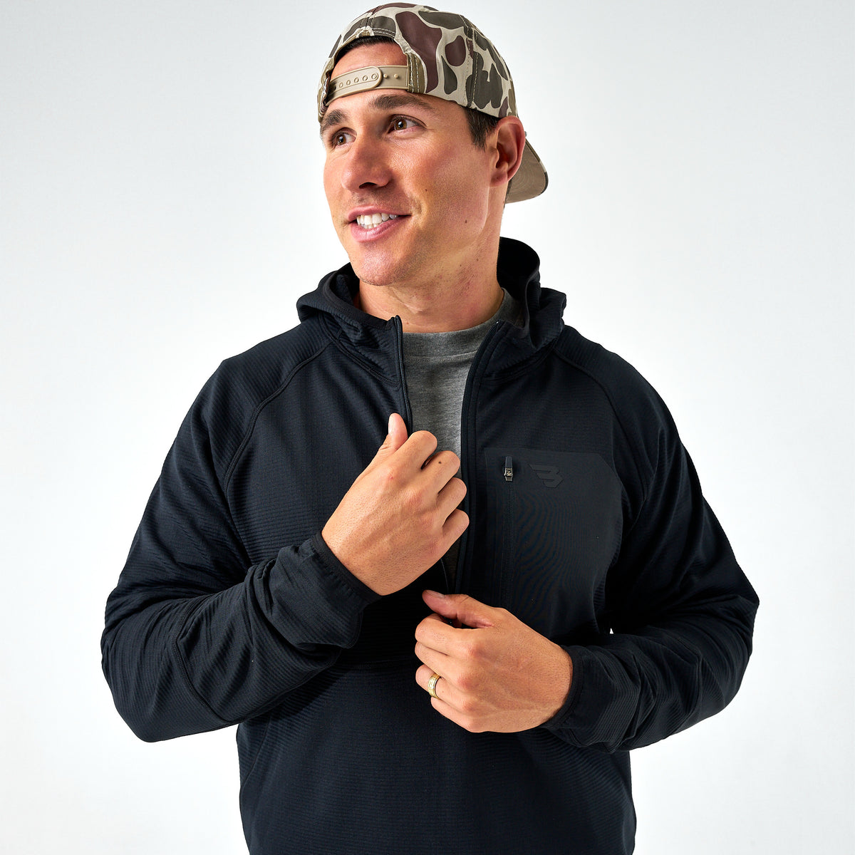 Blaze Tech Quarter Zip - Black