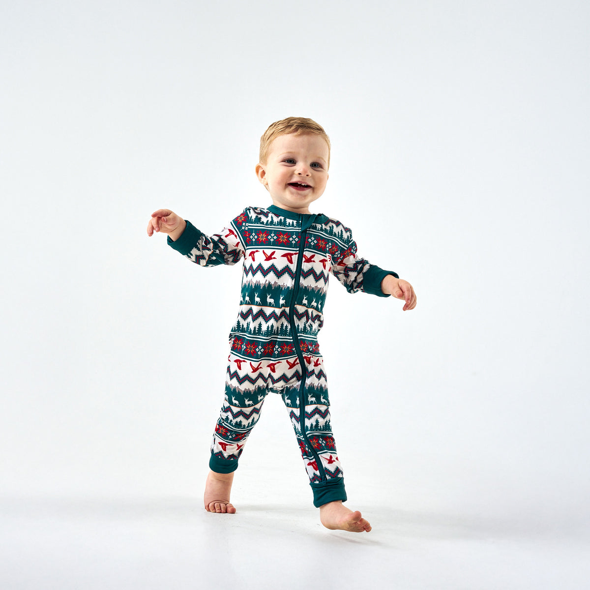 Baby Zip-Up - Christmas