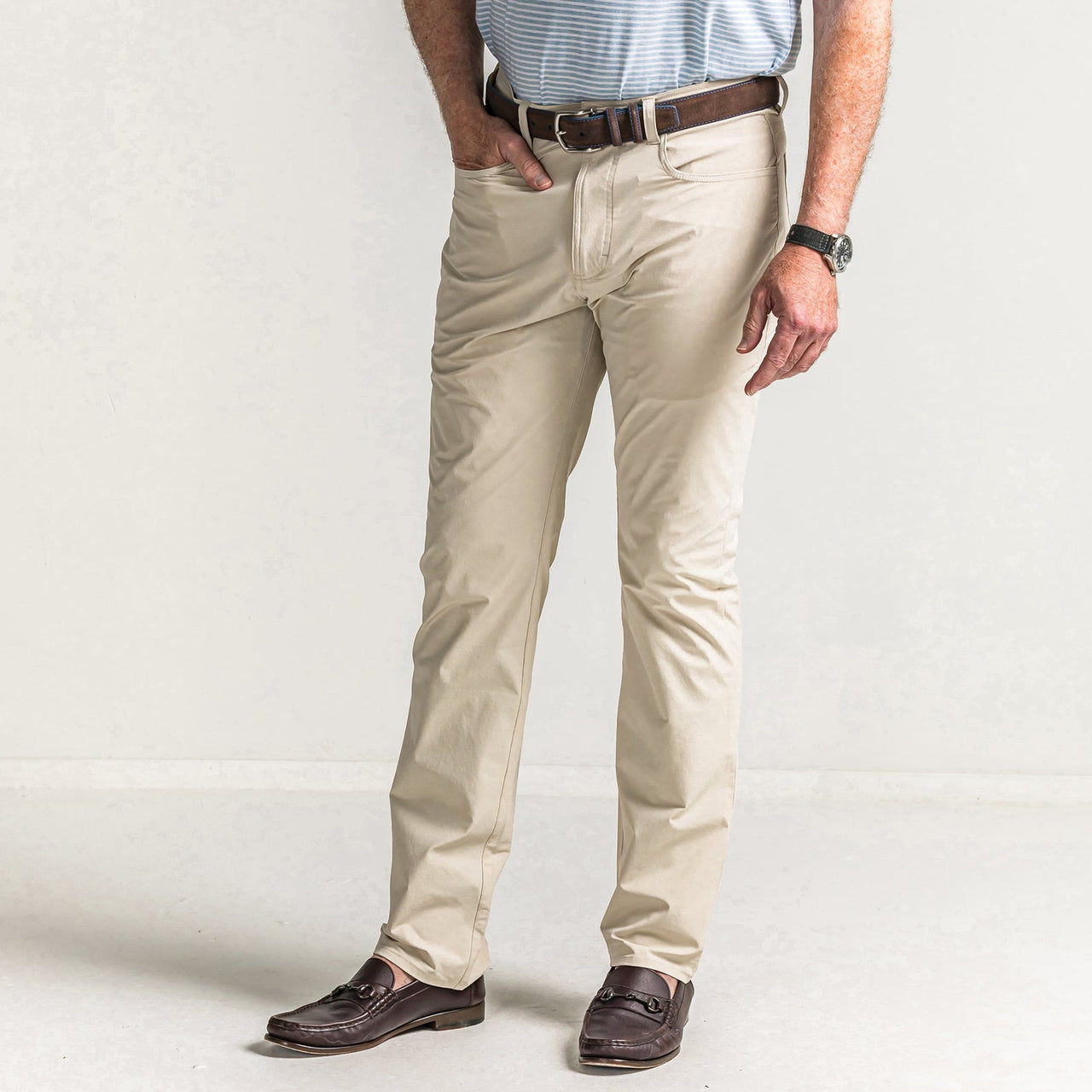 Harris Performance Five Pocket Pant - Stone