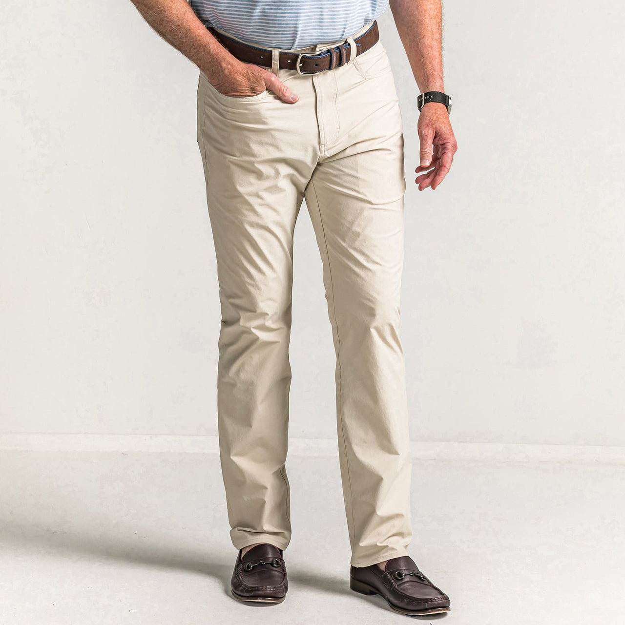 Harris Performance Five Pocket Pant - Stone