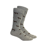 Thumbnail for Beau Crew Sock - Heathered Light Grey