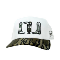 Thumbnail for MHC Boots Trucker Cap - Bottomland/White