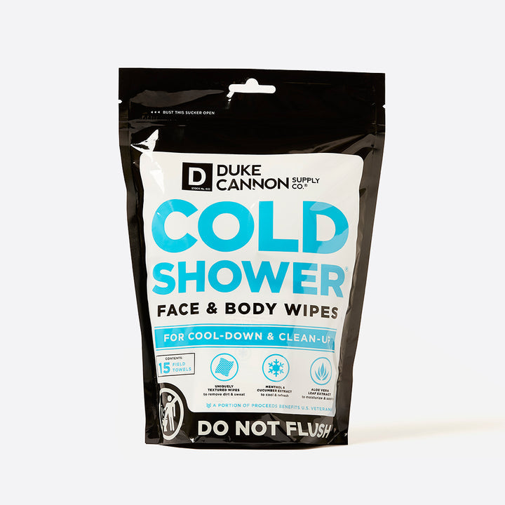 Men's Wipes. Face and Body Wipes. Menthol. Cooling. Clean.