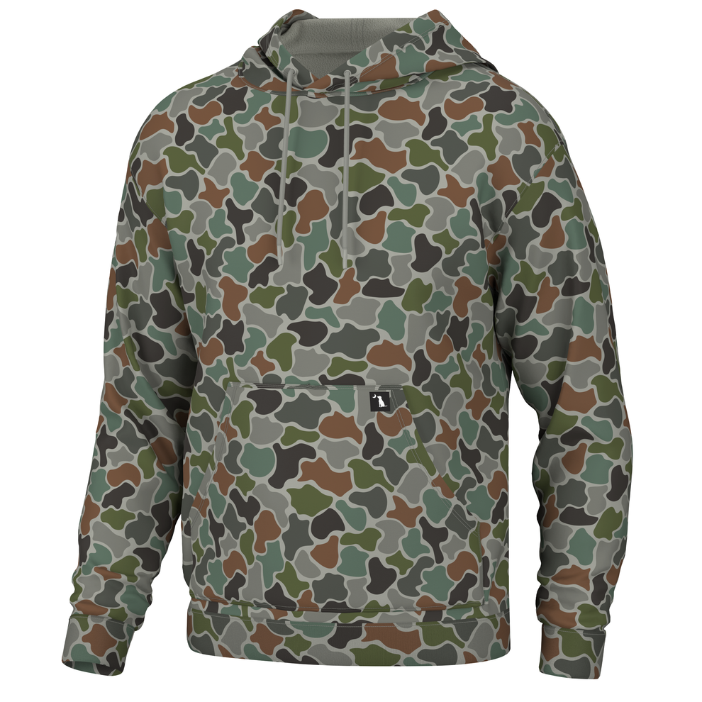 Youth Hilltop Cotton Hoodie - Forest Camo