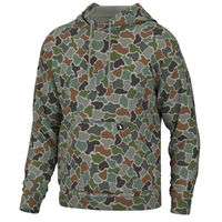 Thumbnail for Youth Hilltop Cotton Hoodie - Forest Camo