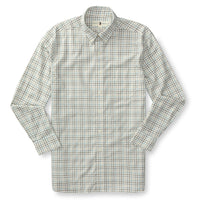 Thumbnail for Joyner Plaid Cotton Twill Sport Shirt - Midnight Olive