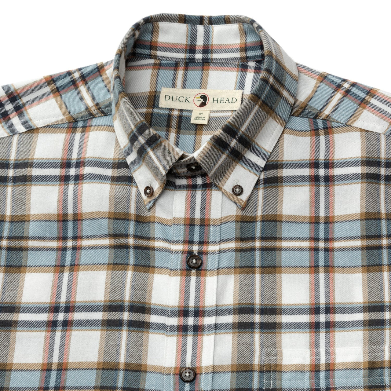 Russin Plaid Cotton Flannel Sport Shirt