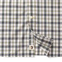 Thumbnail for Joplin Plaid Navy Performance Poplin Sport Shirt