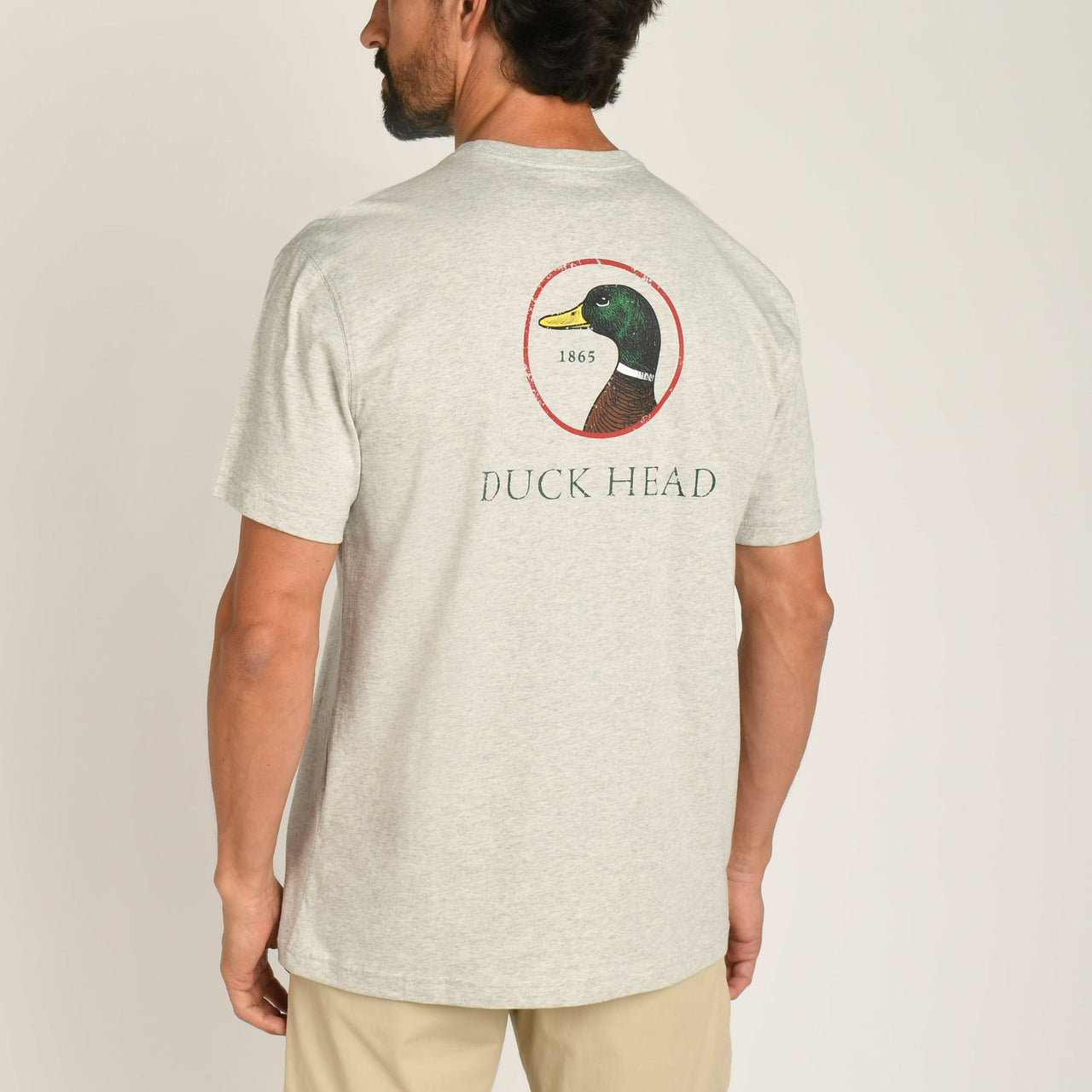 Duck Head Logo SS Tee - Varsity Grey