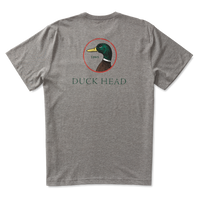 Thumbnail for Duck Head Logo Short Sleeve T-shirt - Heather Grey