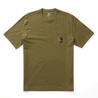Thumbnail for Duck Head Logo Short Sleeve T-shirt - Moss Green