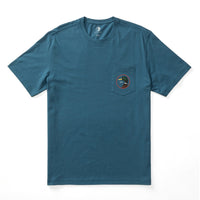 Thumbnail for Duck Head Logo Short Sleeve T-shirt - Teal Blue