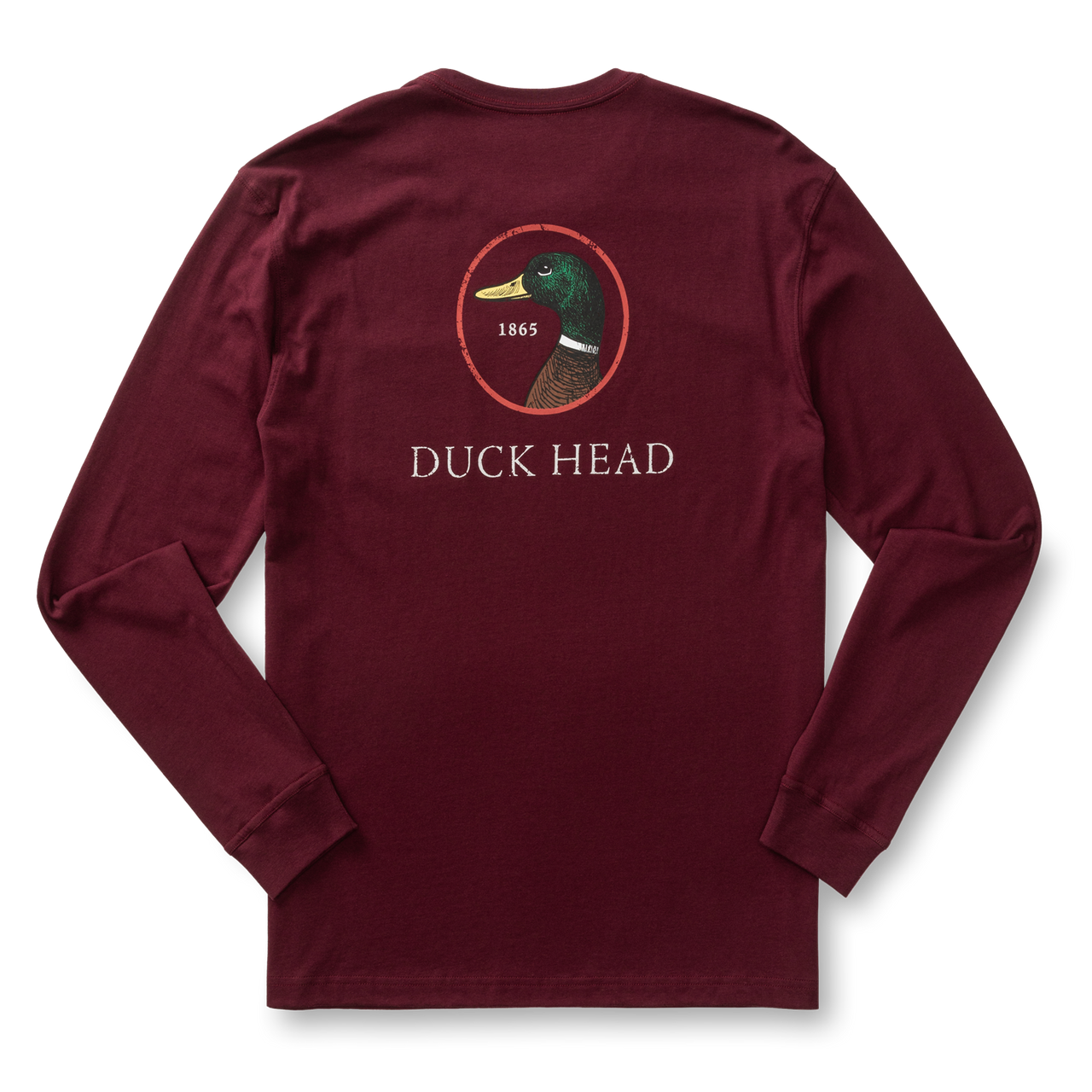 Duck Head Logo Long Sleeve T-shirt - Fig