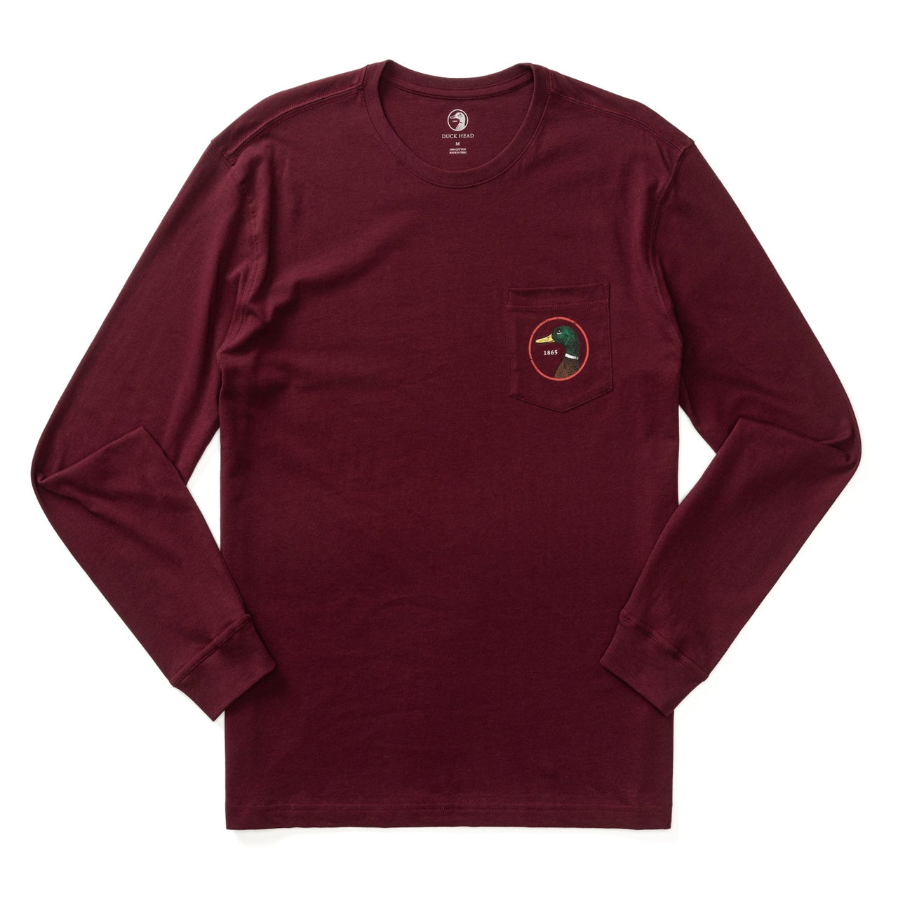 Duck Head Logo Long Sleeve T-shirt - Fig