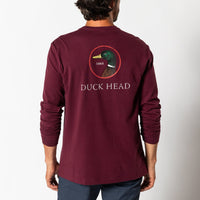 Thumbnail for Duck Head Logo Long Sleeve T-shirt - Fig