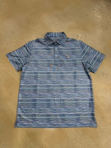 Southern Casanova Islander Stripe Performance Polo