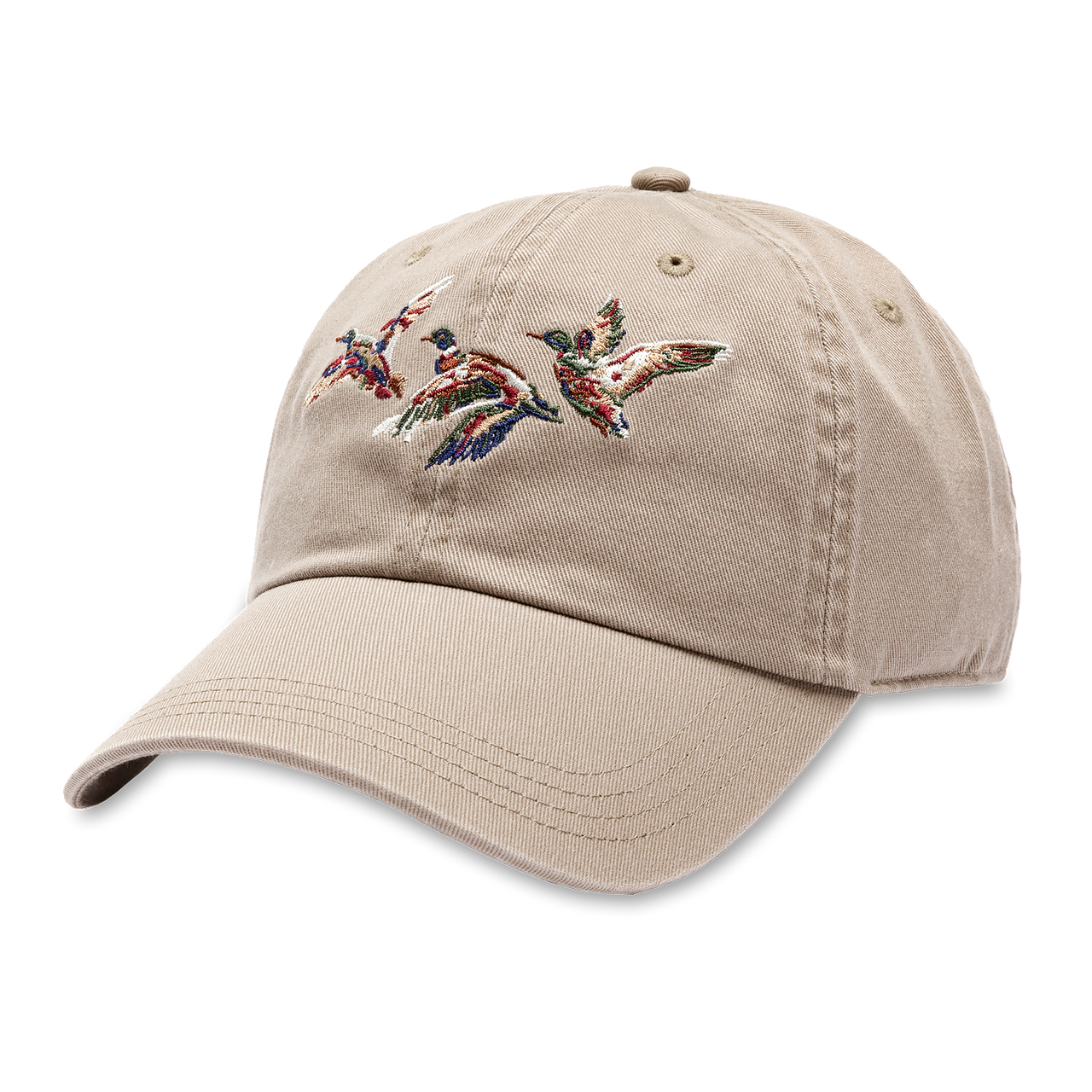 Flying Mallard Twill Cap - Khaki