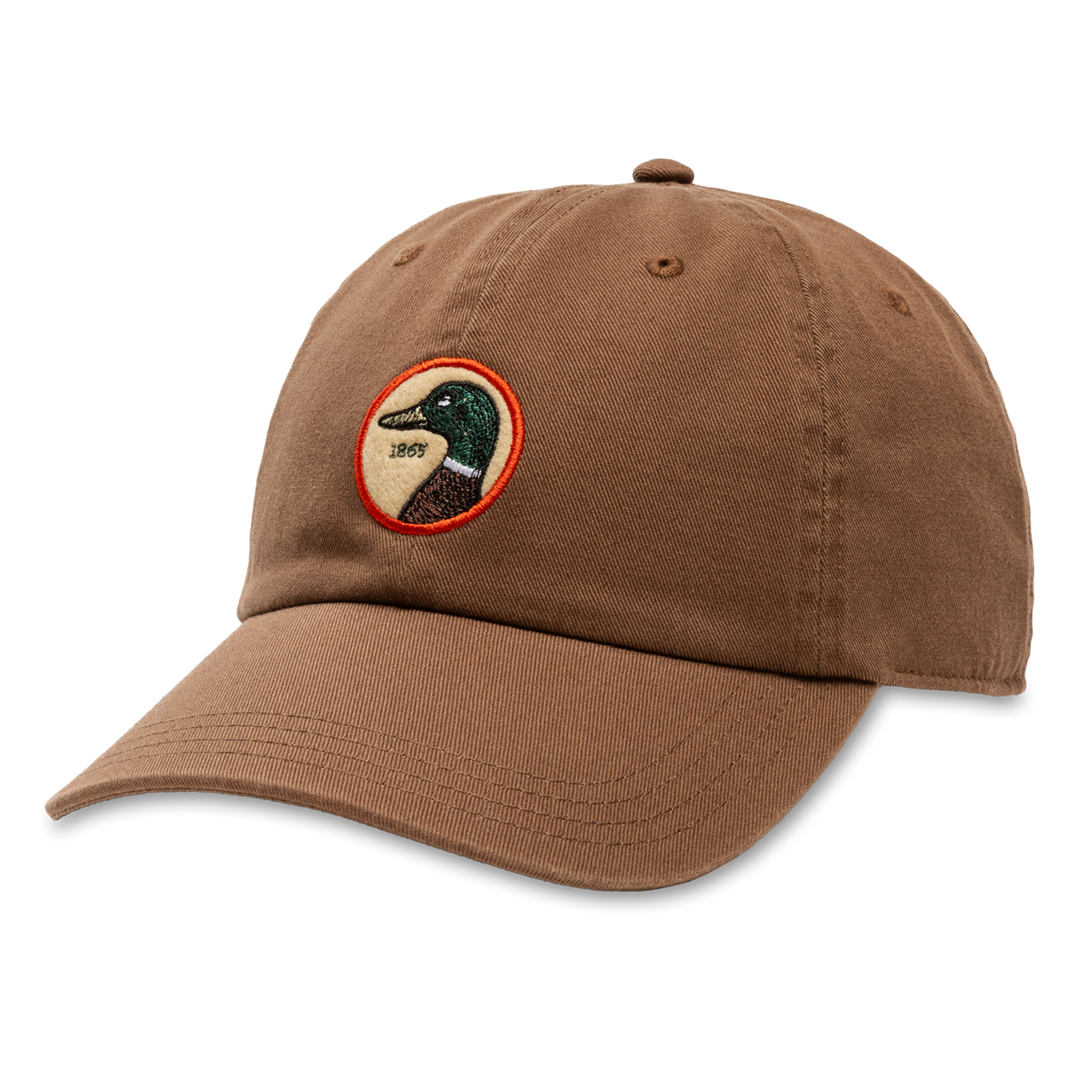 Duck Head Circle Twill Cap - Dark Earth