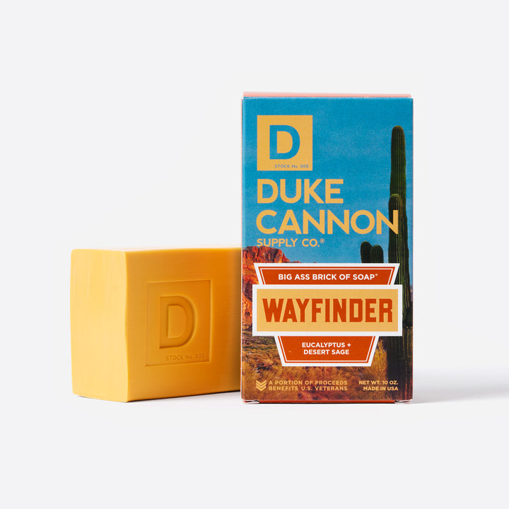 Big Ass Brick of Soap - Wayfinder. Eucalyptus and Desert Sage scent man soap