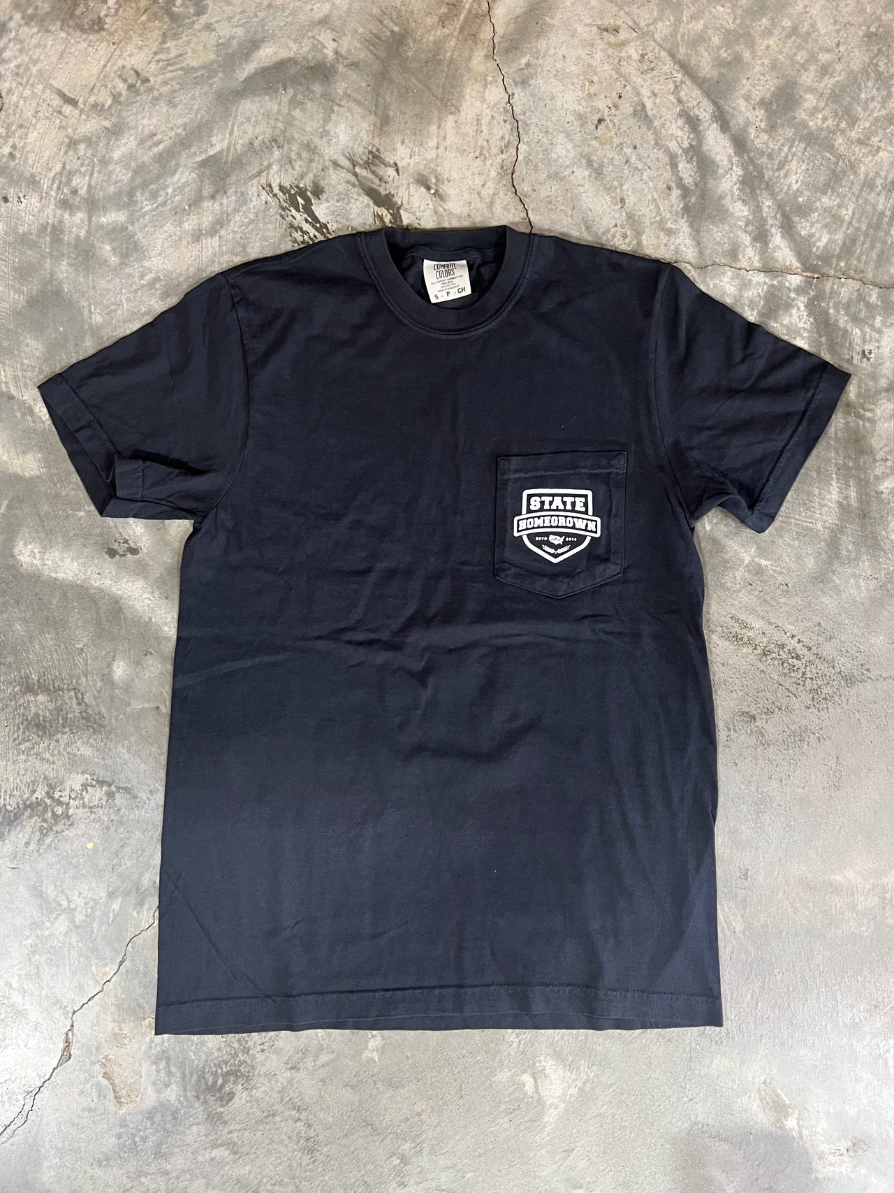 State HomeGrown Classic Bulldog Short Sleeve T-Shirt - Black