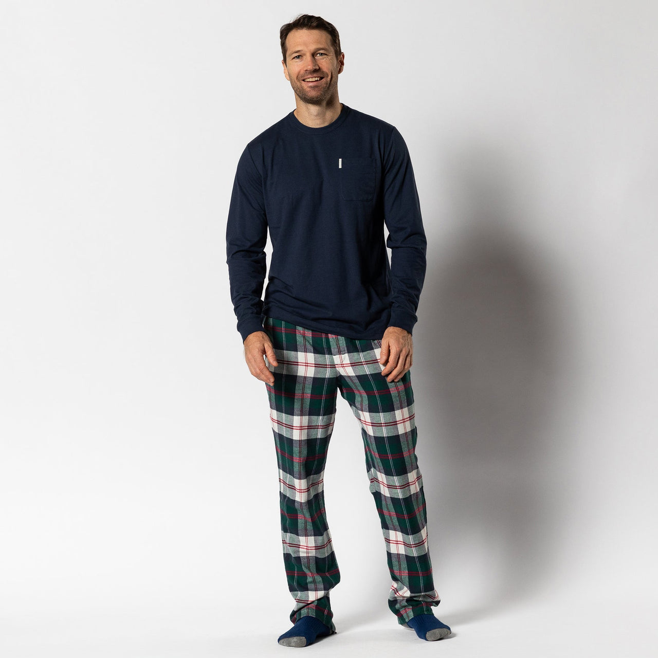 Duck Head Christmas Lounge Set - Navy