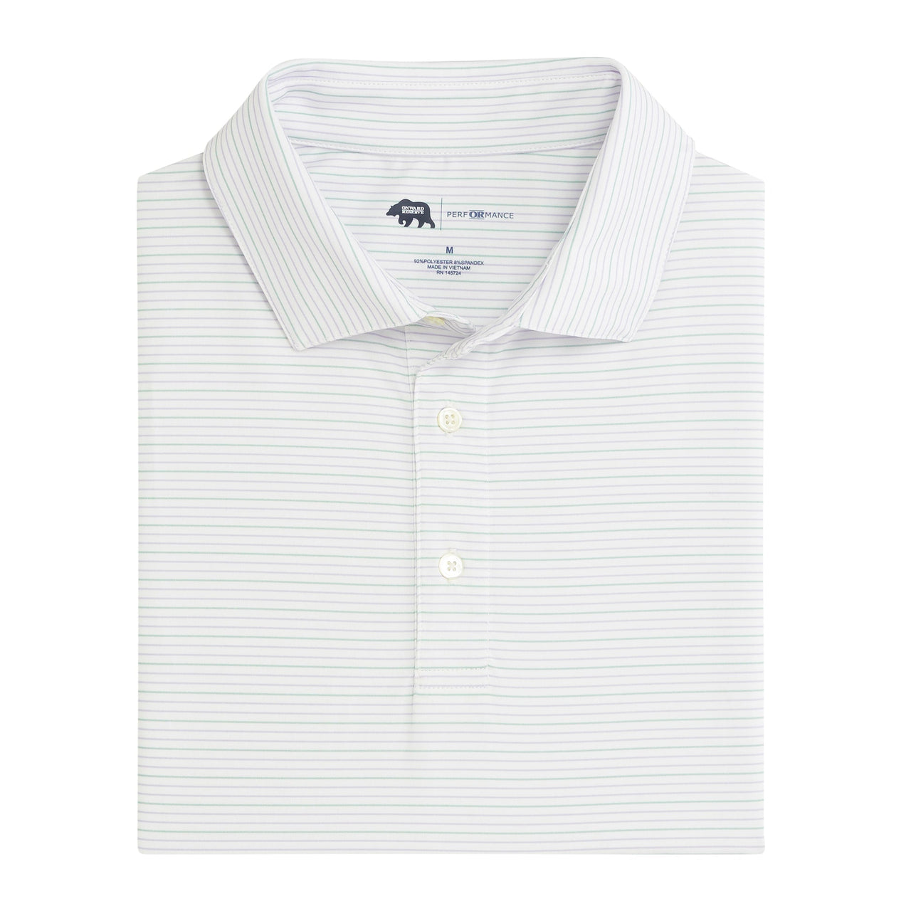 Driver Stripe Performance Polo - Iris