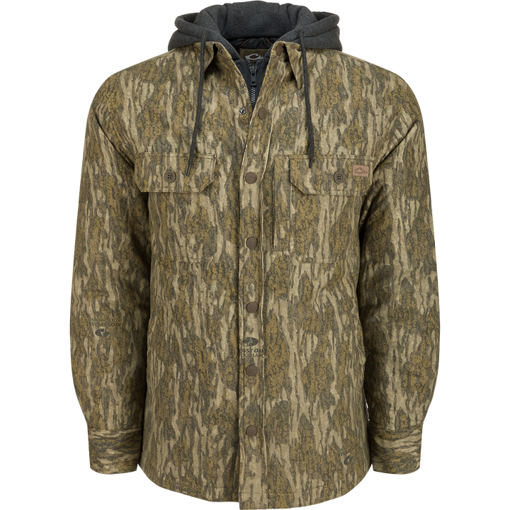 The Campfire Flannel Full Zip Hoodie - Bottomland