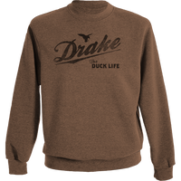 Thumbnail for Drake Life Graphic Crew Sweatshirt - Golden Pecan