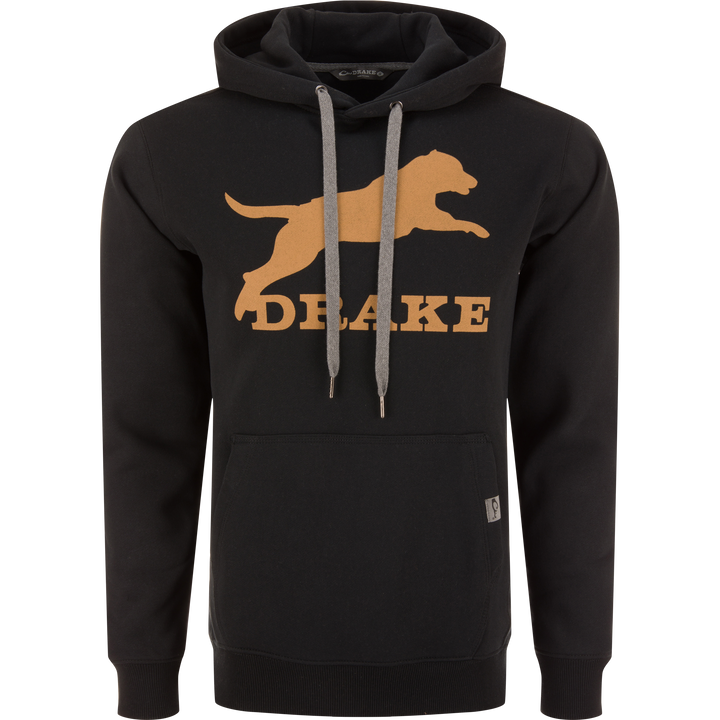 Drake Leaping Lab Graphic Hoodie - Black