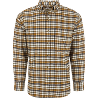 Thumbnail for Autumn Brushed Twill LS Shirt Trad Plaid - Kalamata Olive