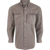 Thumbnail for Cinco Ranch LS Pearl Snap Shirt - Castlerock Grey