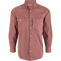 Thumbnail for Cinco Ranch LS Pearl Snap Shirt - Rose Taupe
