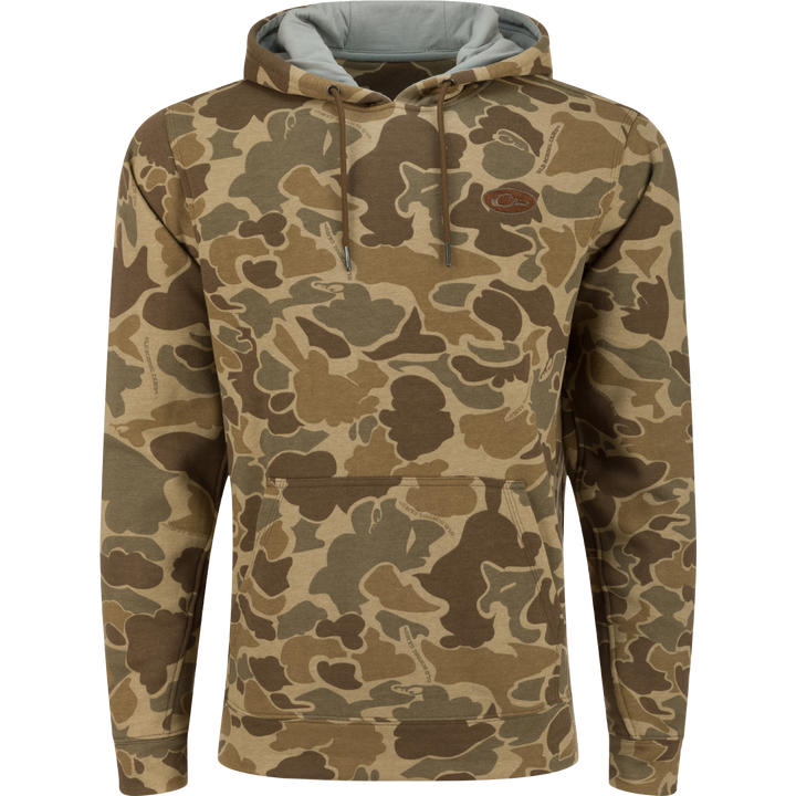 The Three End Camo Hoodie Old School - Timber