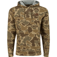 Thumbnail for The Three End Camo Hoodie Old School - Timber