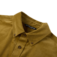 Thumbnail for Drake Mid-Wale Corduroy LS Button Down - Solid Antique Bronze