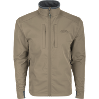 Thumbnail for Windproof Soft Shell Jacket - Timber Wolf Khaki