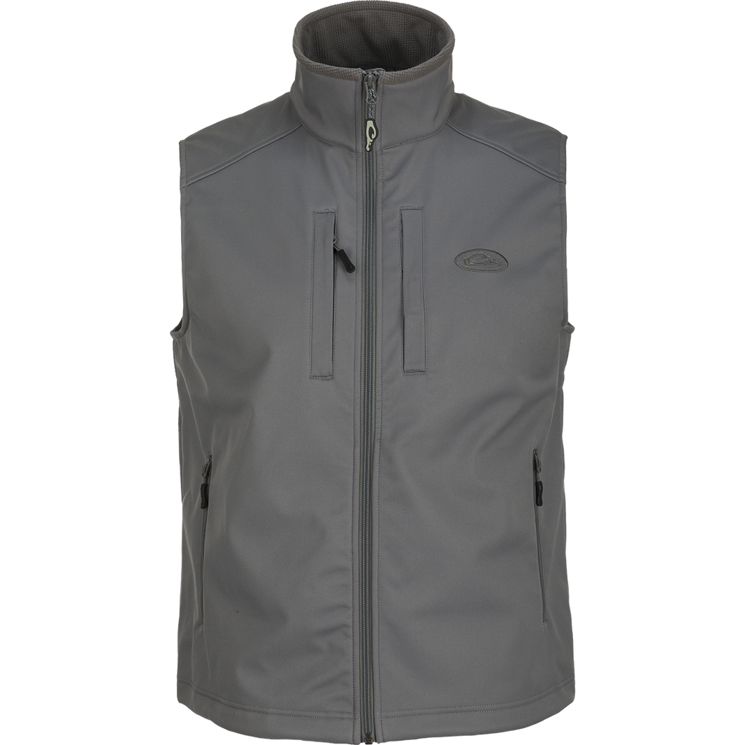 Windproof Soft Shell Vest - Castlerock Grey