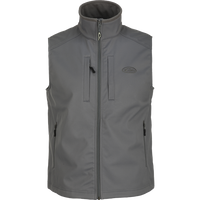 Thumbnail for Windproof Soft Shell Vest - Castlerock Grey